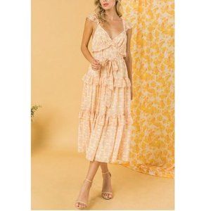 Ginger Tier Midi Dress